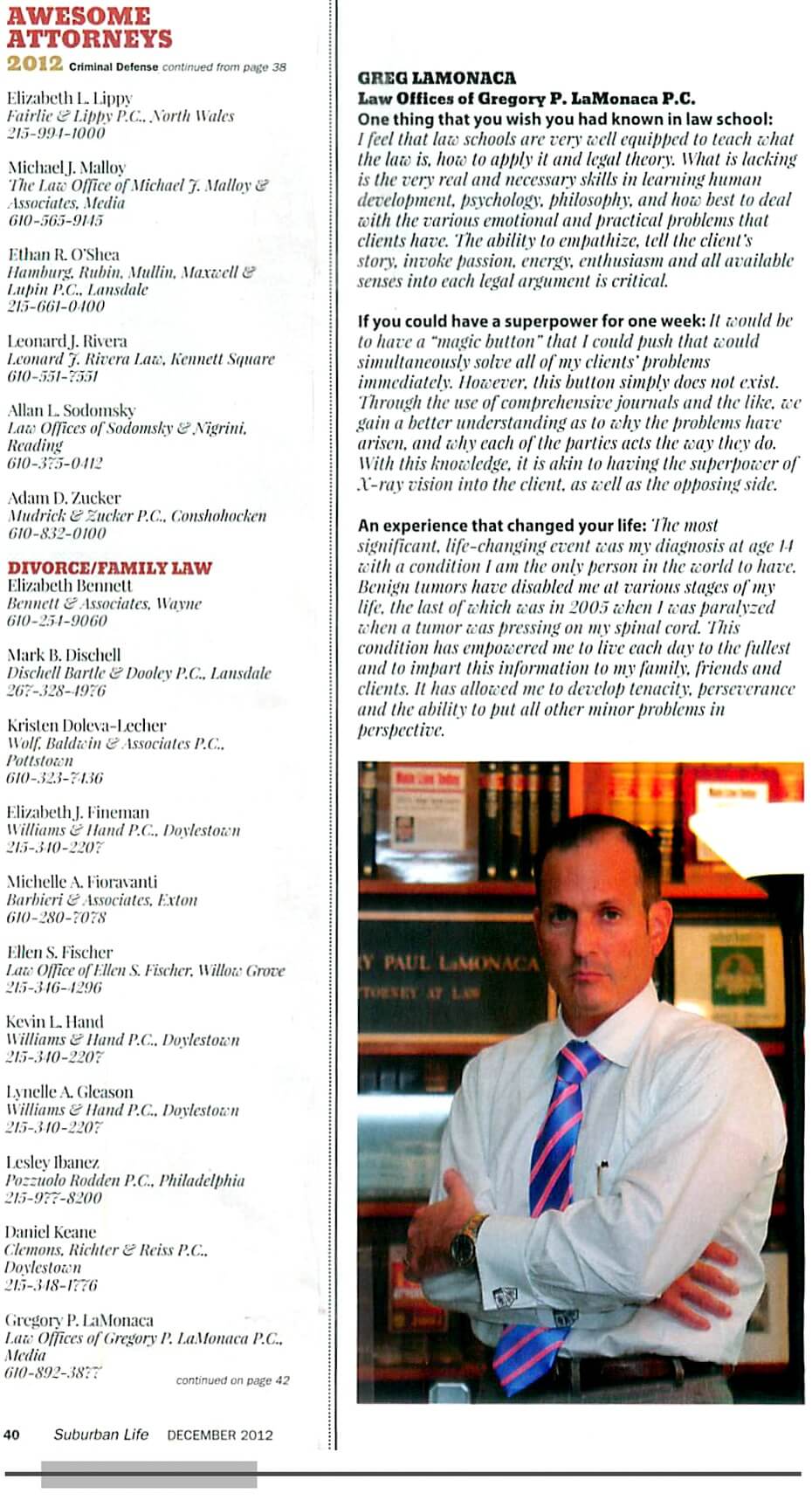 Awesome Attorneys 2012
